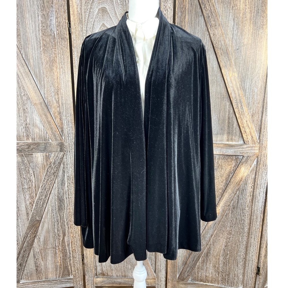 R&K Black Velour Swing‎ Jacket